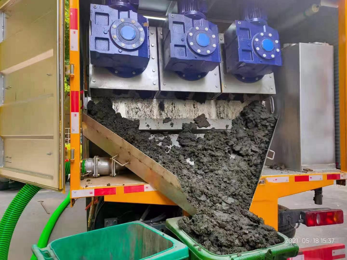 城中化粪池清掏城市维护站-泥浆净化干湿分离处理